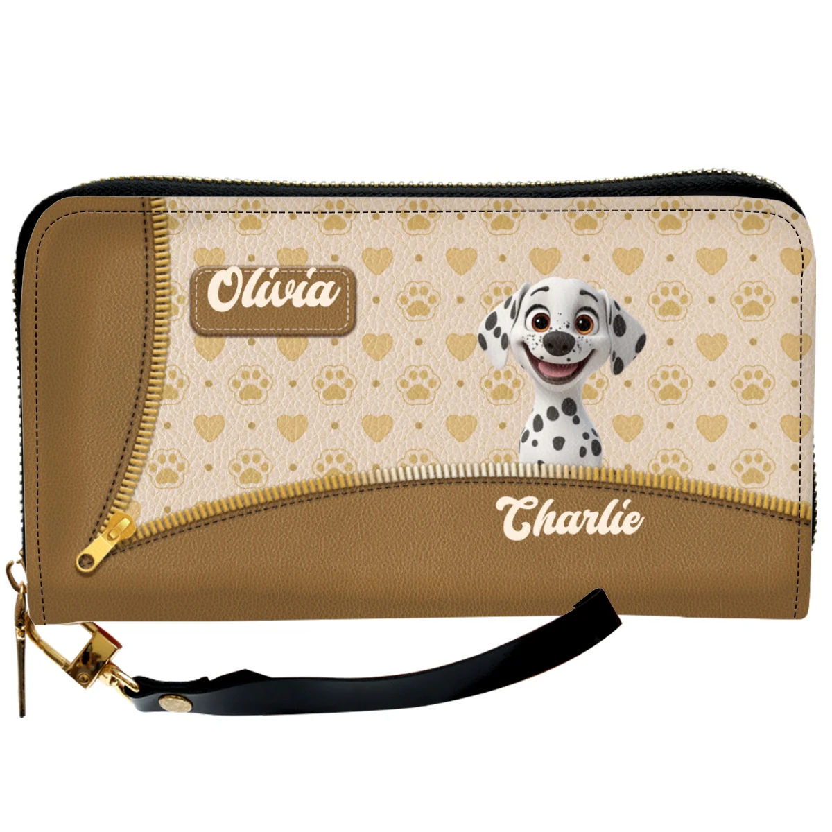 Proud Mom - Personalized Custom Leather Wallet - Image 6