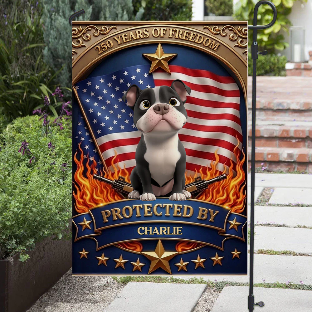 Proud Of Freedom - Personalized Custom Flag - Image 2