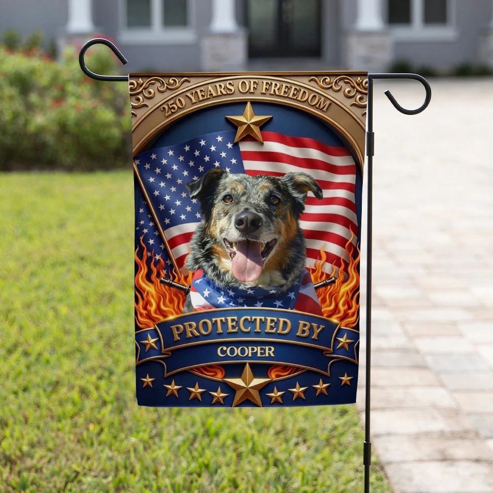 Proud Of Freedom Photo - Personalized Custom Flag - Image 4