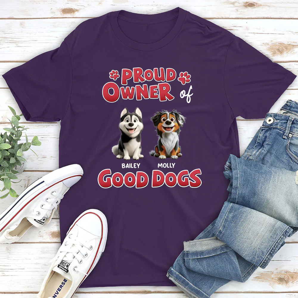 Proud Owner Of A Good Baby - Personalized Custom Unisex T-Shirt - Image 3