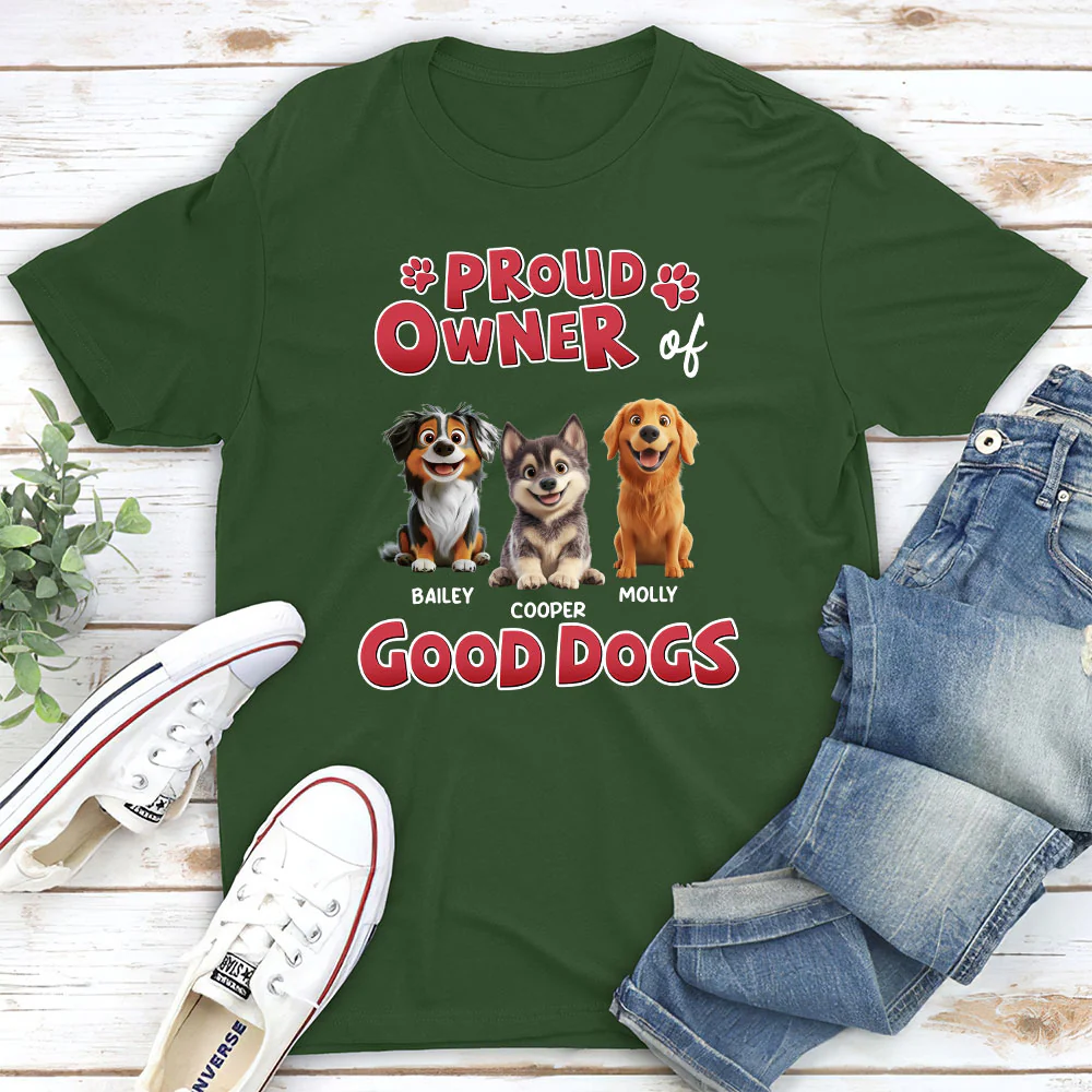 Proud Owner Of A Good Baby - Personalized Custom Unisex T-Shirt - Image 4