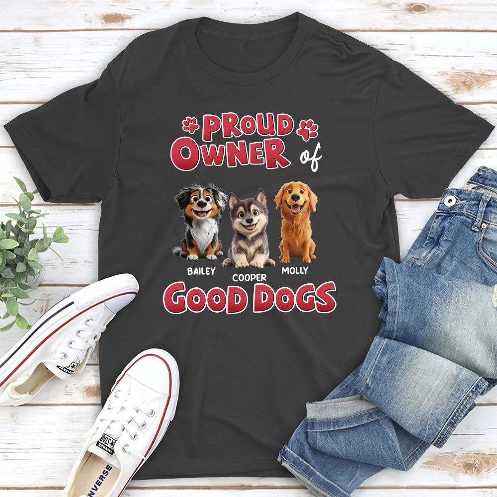 Proud Owner Of A Good Baby - Personalized Custom Unisex T-Shirt - Image 5