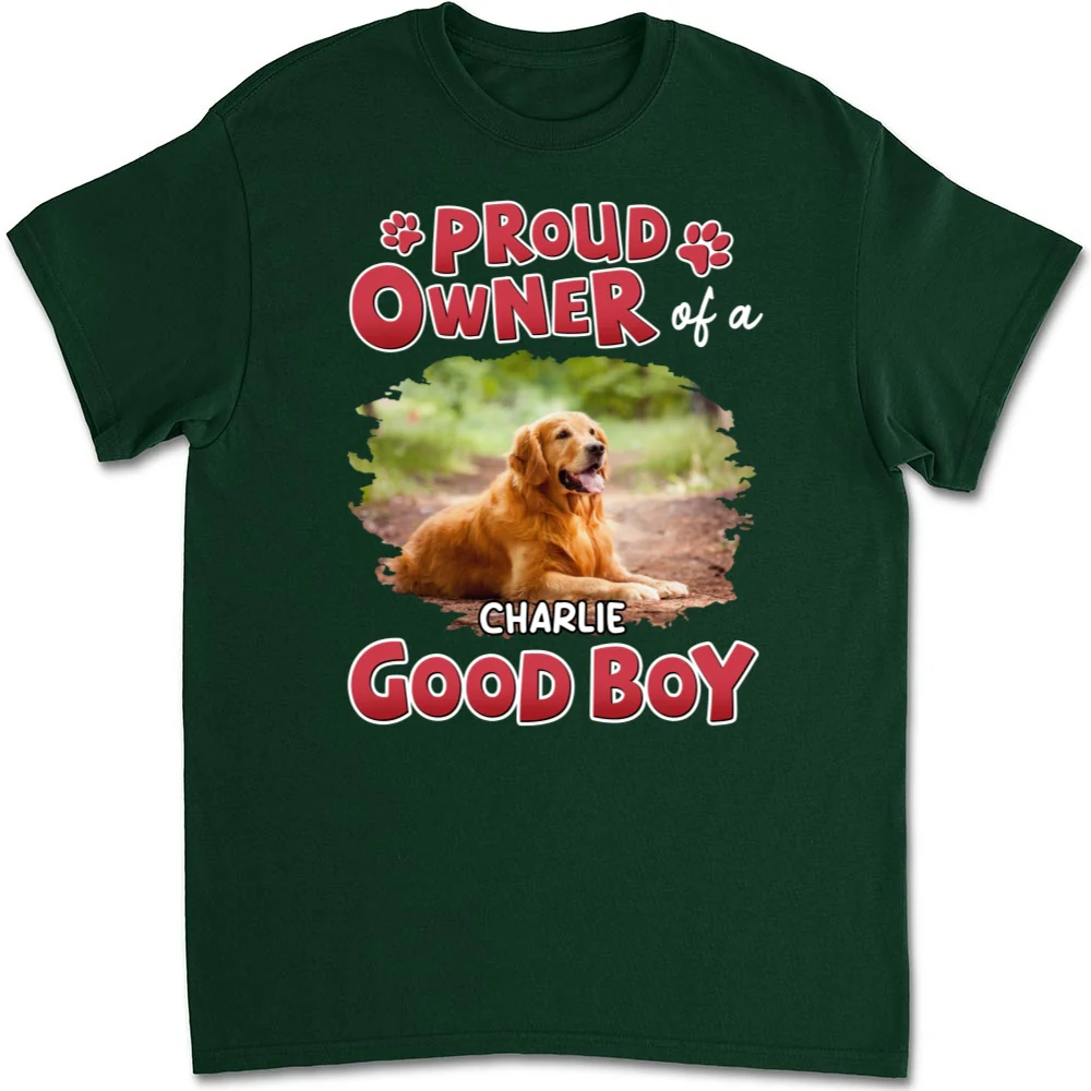 Proud Owner Of A Good Baby Photo - Personalized Custom Unisex T-Shirt - Image 4