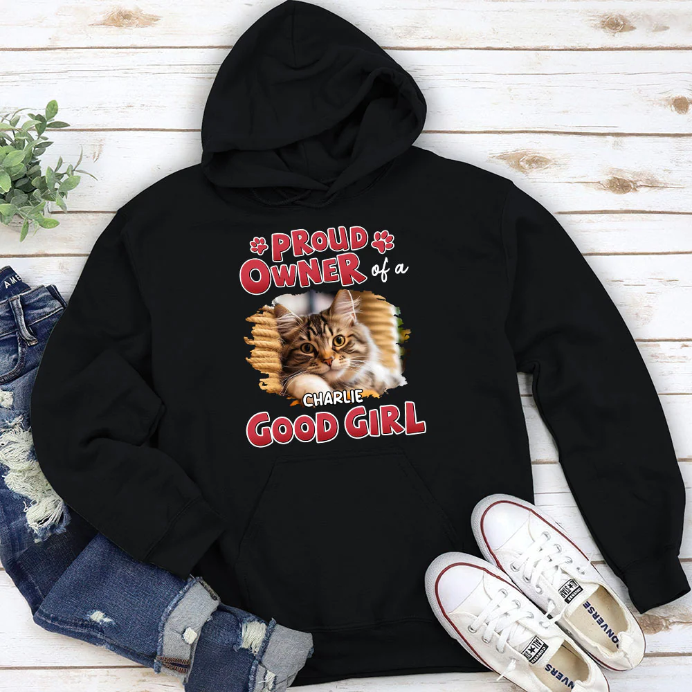 Proud Owner Of Good Cats Photo - Personalized Custom Hoodie