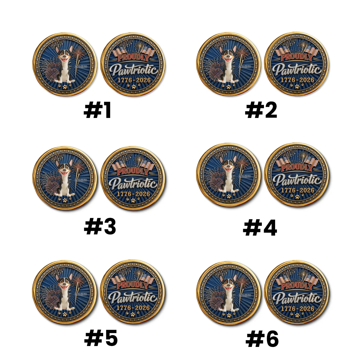 Proudly Pawtriotic - Personalized Custom Commemorative Keepsake Coin - Image 11