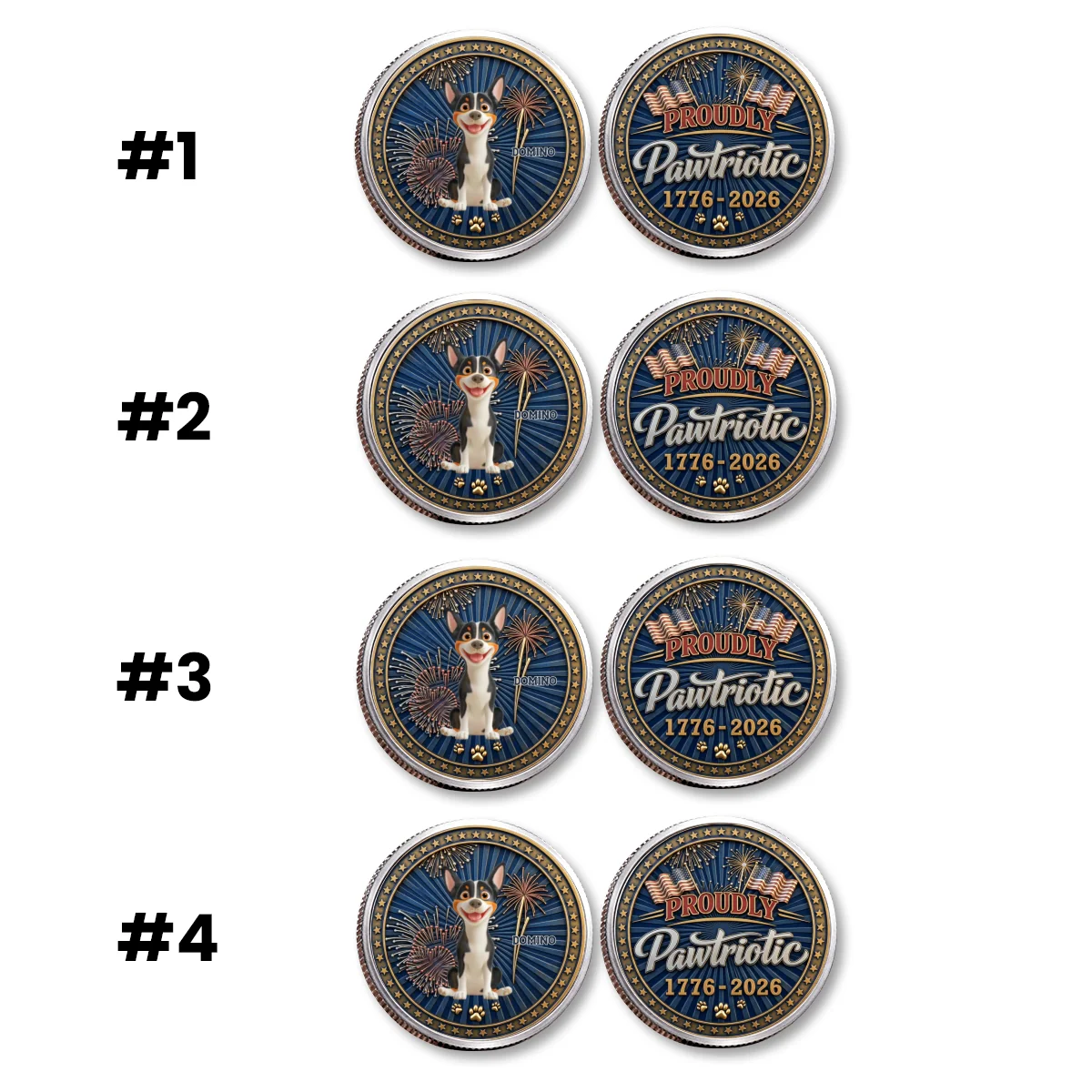 Proudly Pawtriotic - Personalized Custom Commemorative Keepsake Coin - Image 15