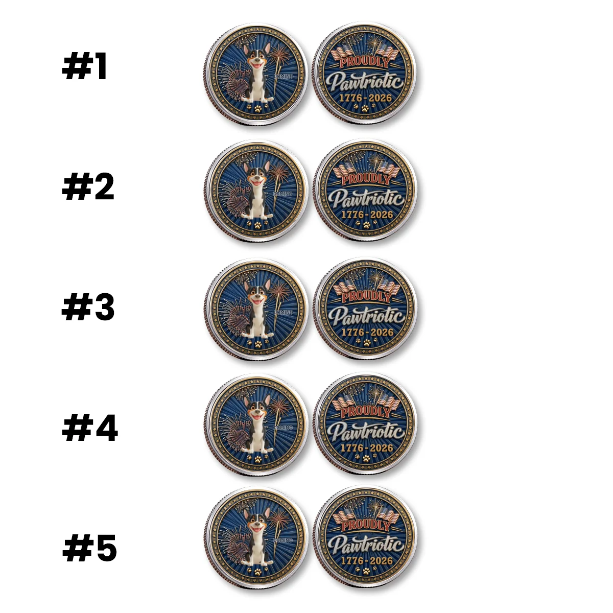 Proudly Pawtriotic - Personalized Custom Commemorative Keepsake Coin - Image 16