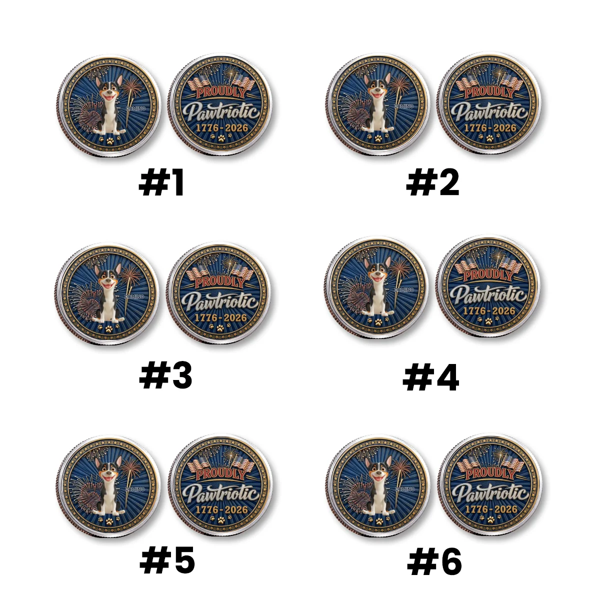 Proudly Pawtriotic - Personalized Custom Commemorative Keepsake Coin - Image 17