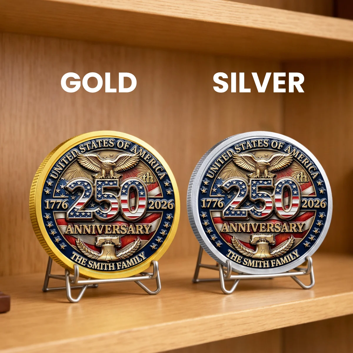Proudly Pawtriotic - Personalized Custom Commemorative Keepsake Coin - Image 5