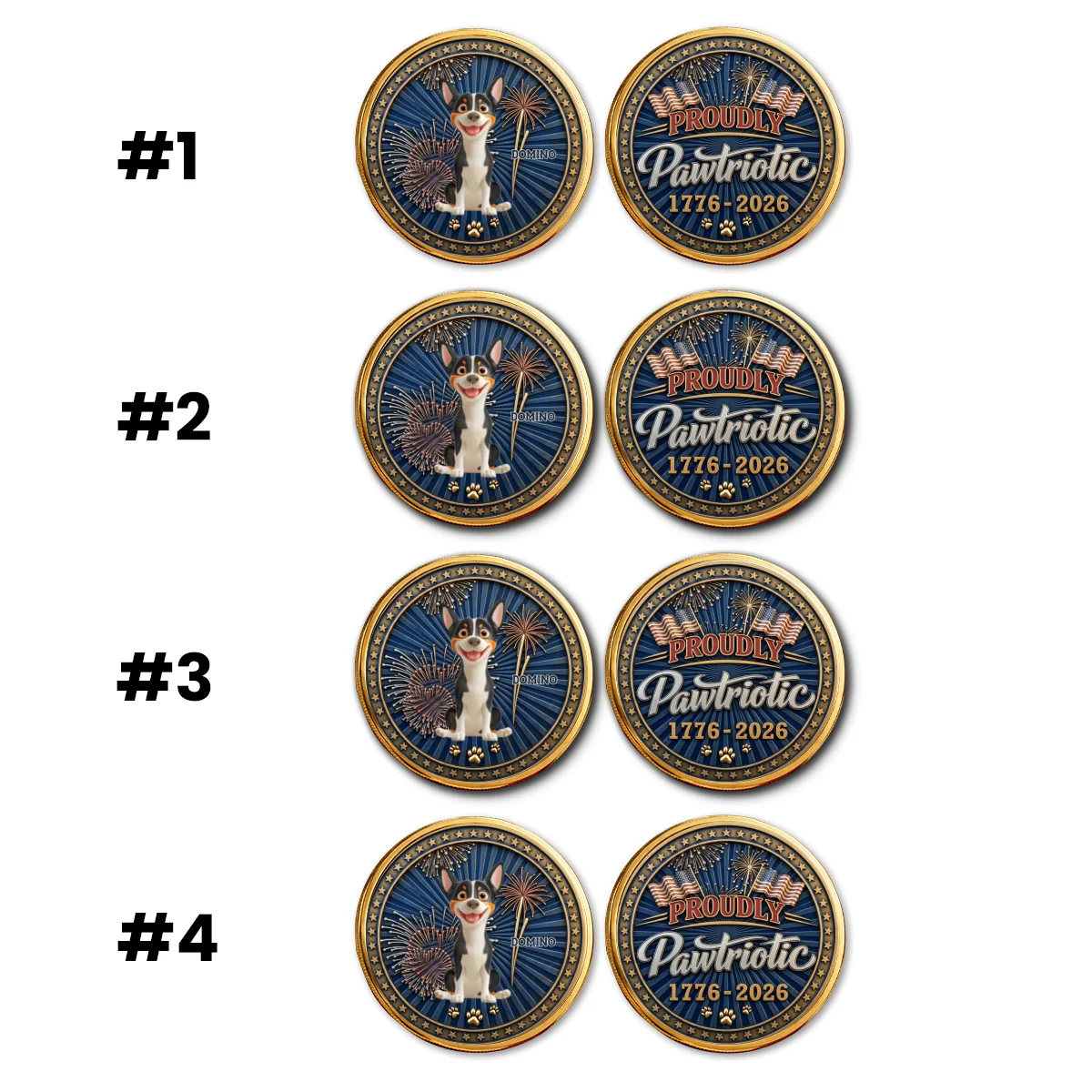 Proudly Pawtriotic - Personalized Custom Commemorative Keepsake Coin - Image 9