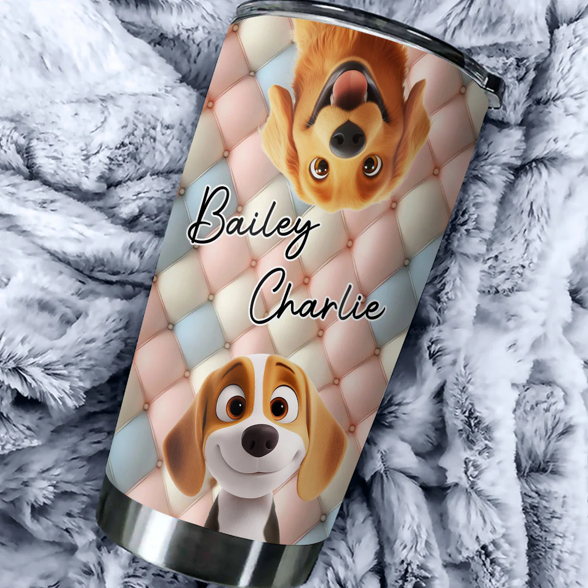 Puff It Up - Personalized Custom 3D Effect Tumbler - Image 2