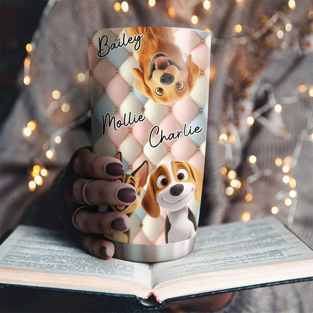 Puff It Up - Personalized Custom 3D Effect Tumbler - Image 3