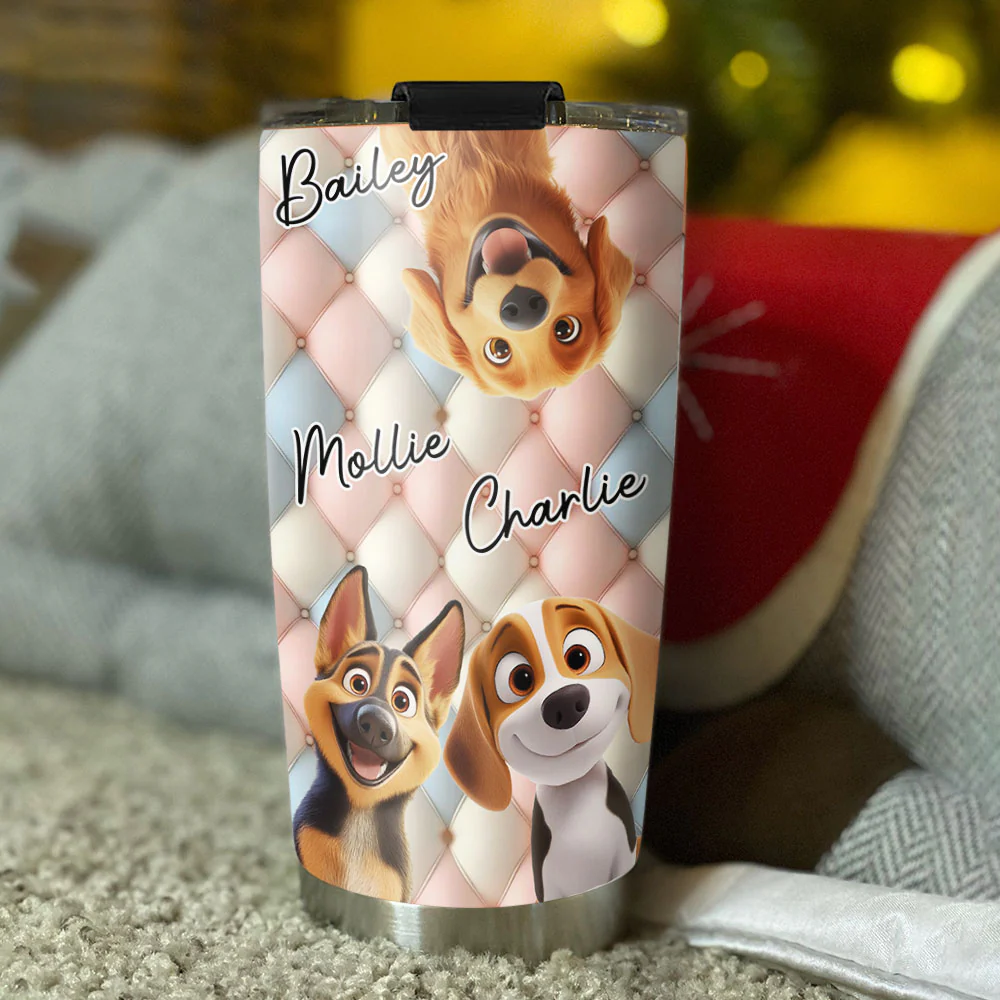 Puff It Up - Personalized Custom 3D Effect Tumbler - Image 4