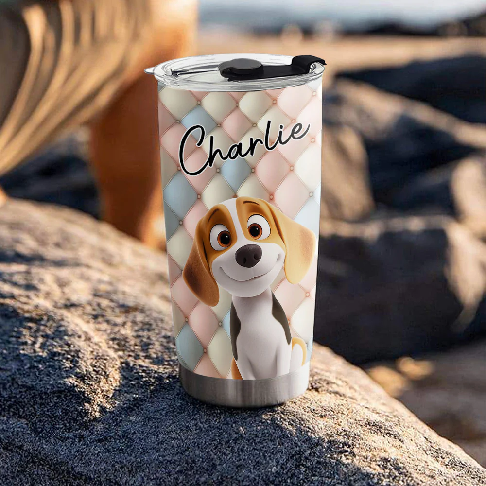 Puff It Up - Personalized Custom 3D Effect Tumbler - Image 5