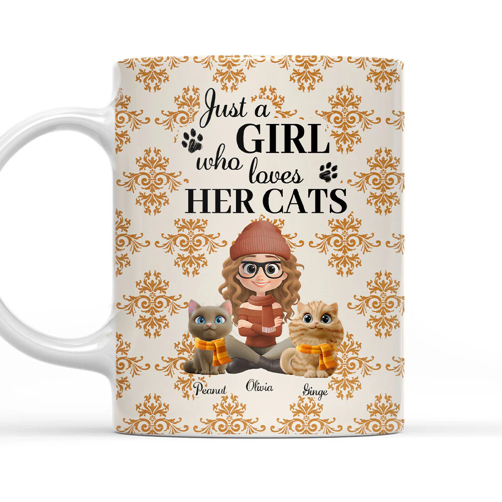 Pumskin Cat Autumn - Personalized Custom Coffee Mug