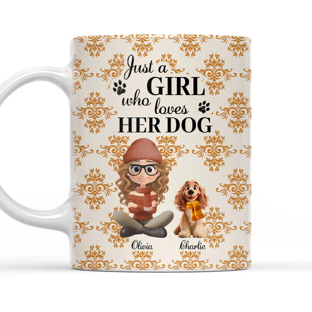 Pumskin Dog Autumn - Personalized Custom Coffee Mug