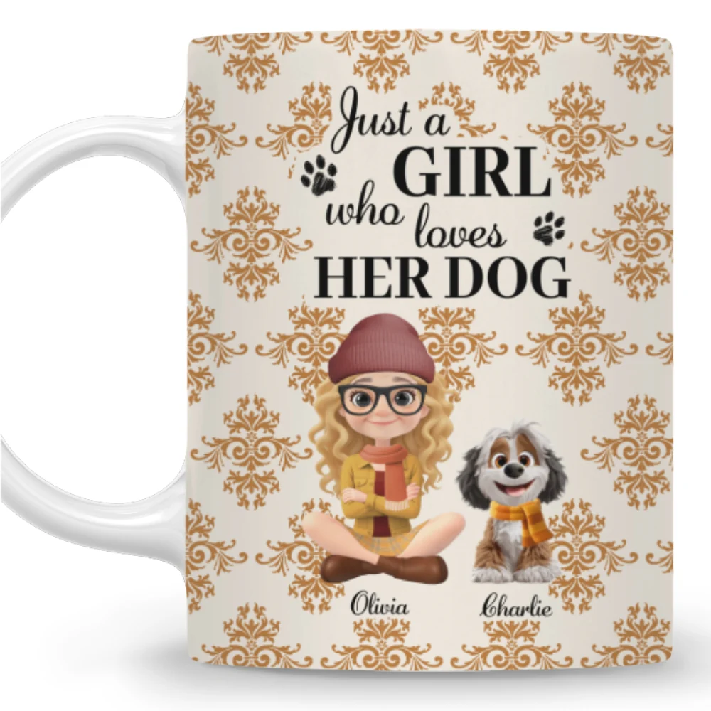 Pumskin Dog Autumn - Personalized Custom Coffee Mug - Image 7
