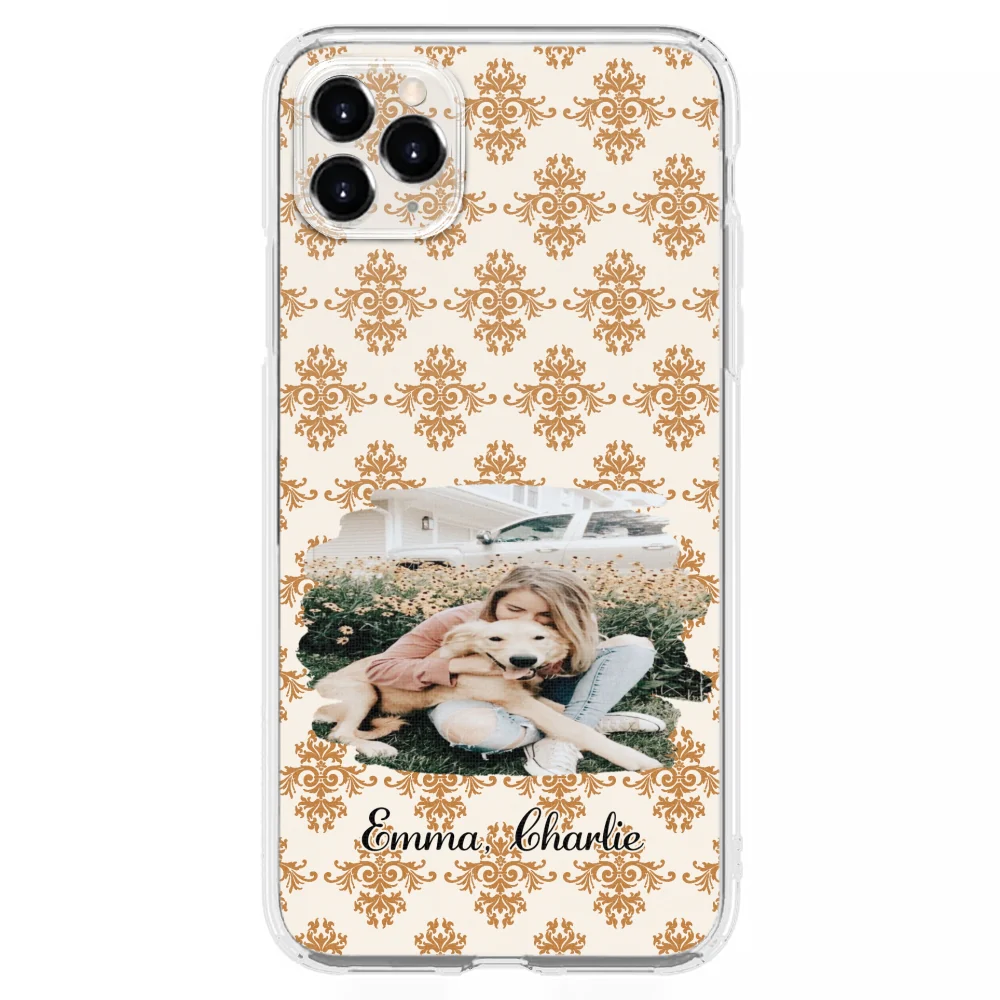 Pumskin Girl And Her Pet Photo - Personalized Custom Phone Case - Image 10