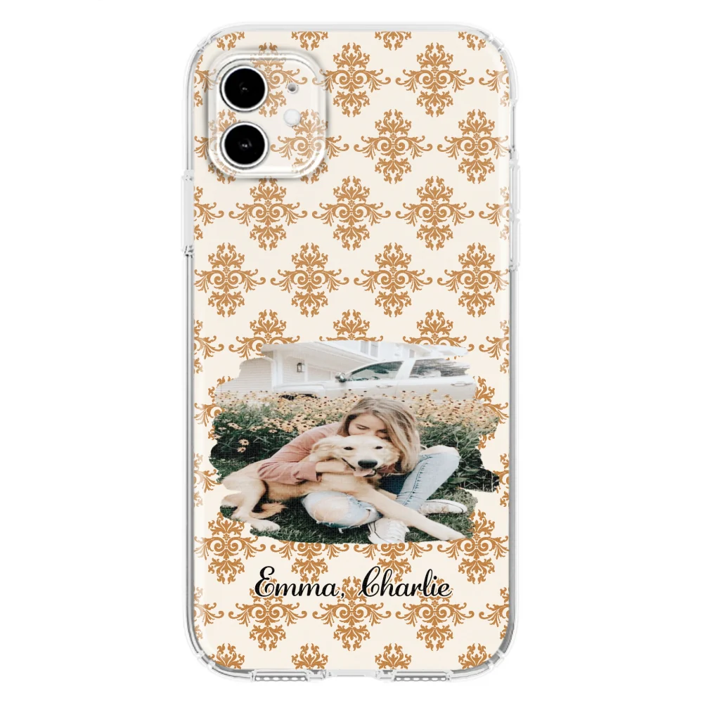 Pumskin Girl And Her Pet Photo - Personalized Custom Phone Case - Image 12