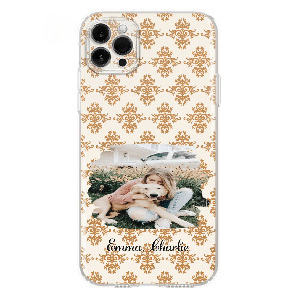Pumskin Girl And Her Pet Photo - Personalized Custom Phone Case - Image 16
