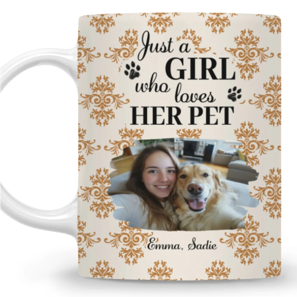 Pumskin Pet Autumn Photo - Personalized Custom Coffee Mug - Image 7