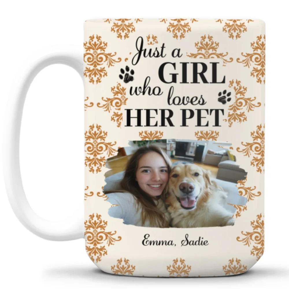 Pumskin Pet Autumn Photo - Personalized Custom Coffee Mug - Image 8