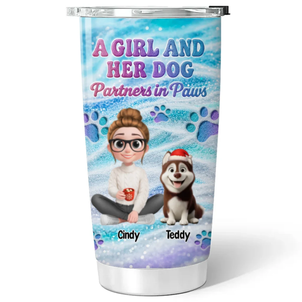 Purple Blue - Personalized Custom Tumbler - Image 6