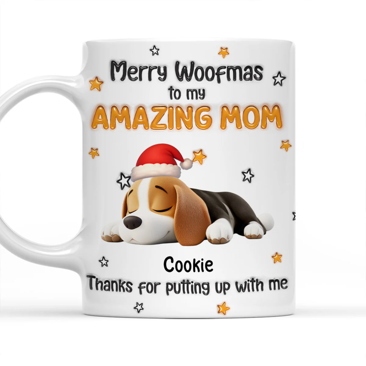 Putting Up Us - Personalized Custom 3D Inflated Effect Mug