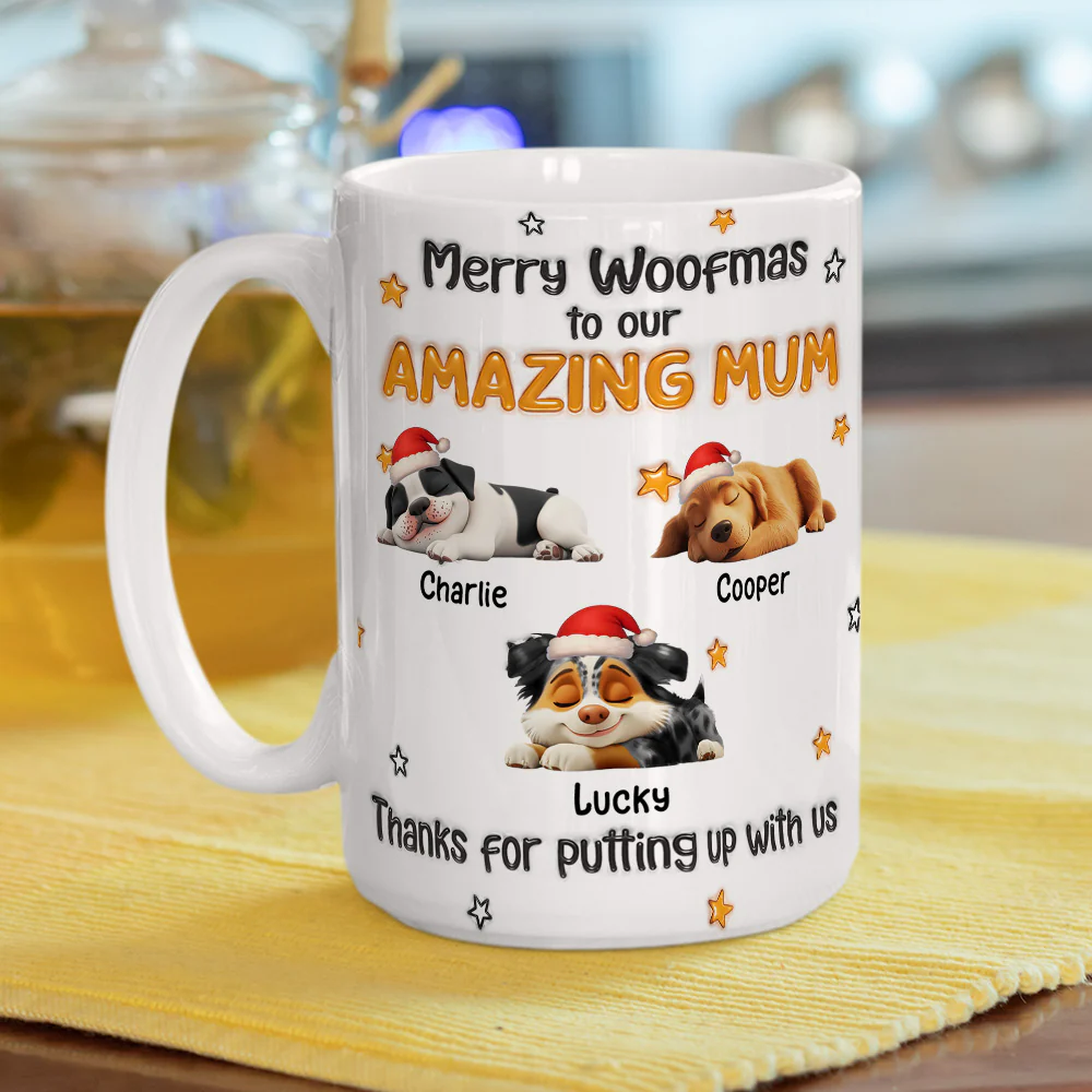 Putting Up Us - Personalized Custom 3D Inflated Effect Mug - Image 5