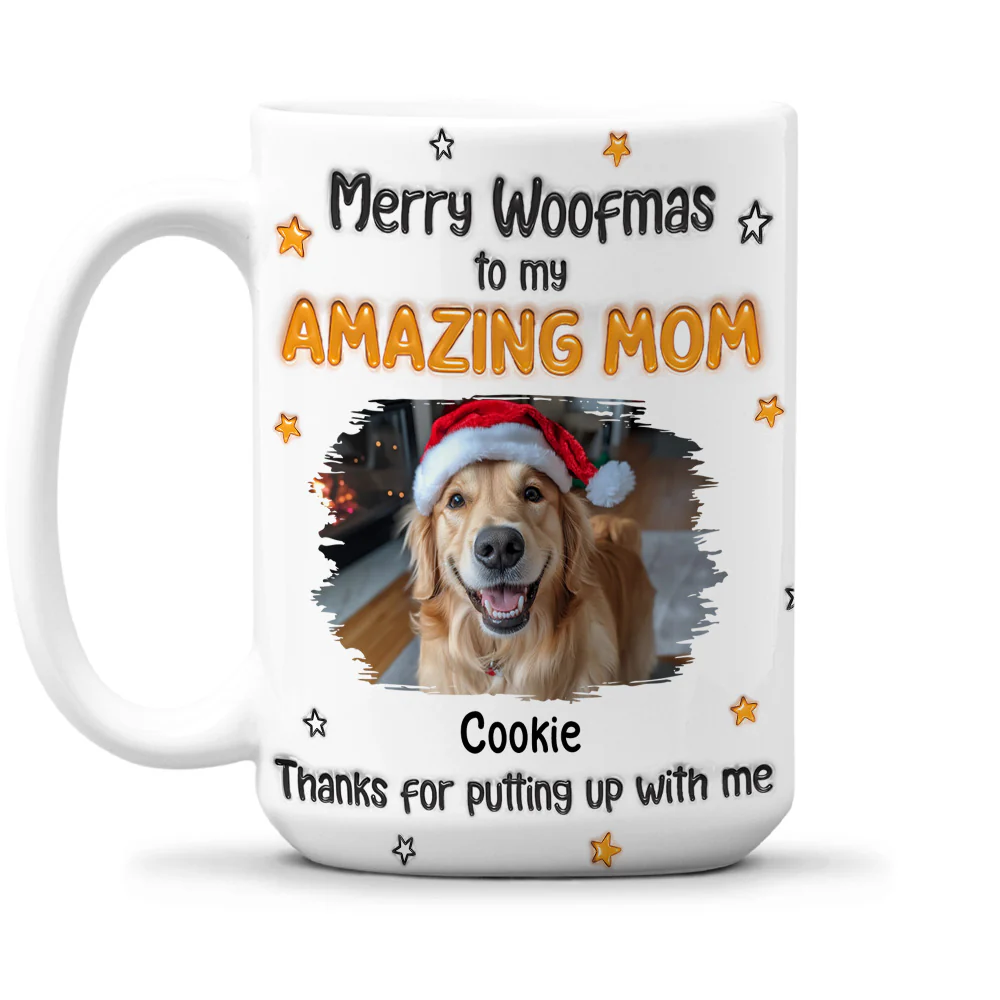 Putting Up Us Photo - Personalized Custom 3D Inflated Effect Mug
