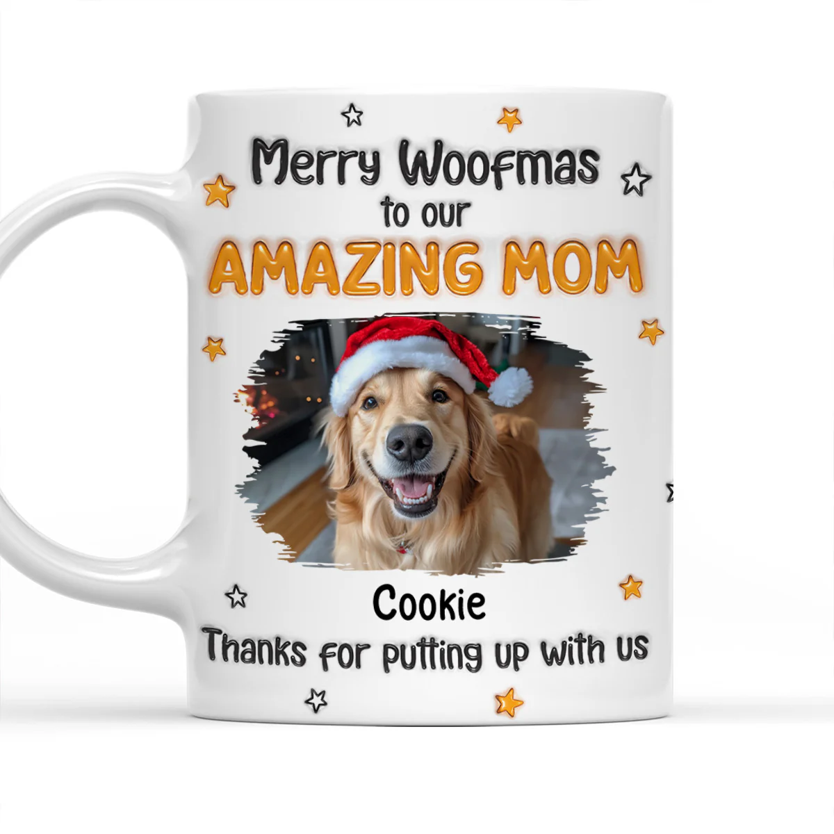 Putting Up Us Photo - Personalized Custom 3D Inflated Effect Mug - Image 2