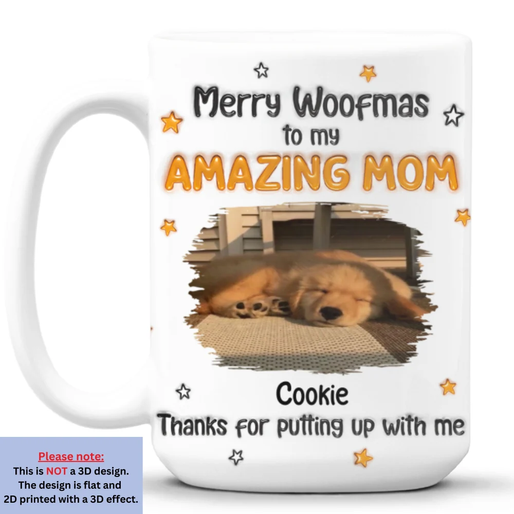 Putting Up Us Photo - Personalized Custom 3D Inflated Effect Mug - Image 6