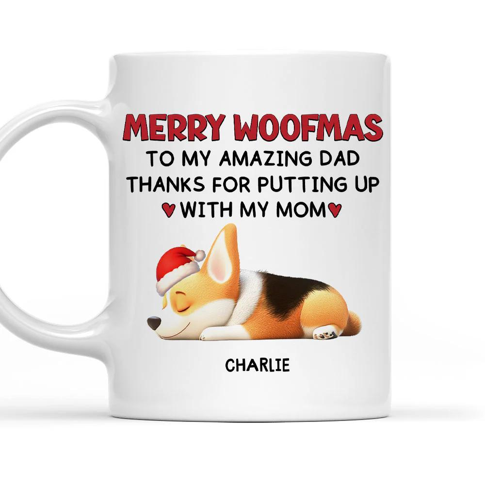 Putting Up With My Mom Mum Christmas - Persionalized Custom Coffee Mug