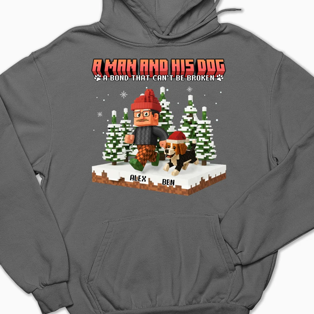 Puzzle Dog Cartoon - Personalized Custom Hoodie - Image 10