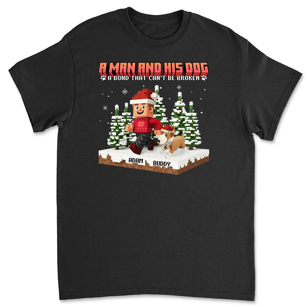 Puzzle Dog Cartoon - Personalized Custom Unisex T-Shirt