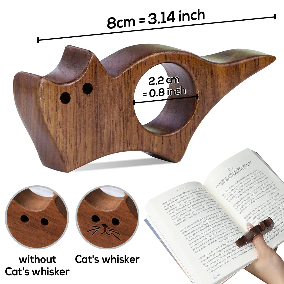 Read All Night - Cat Book Page Holder - Image 5