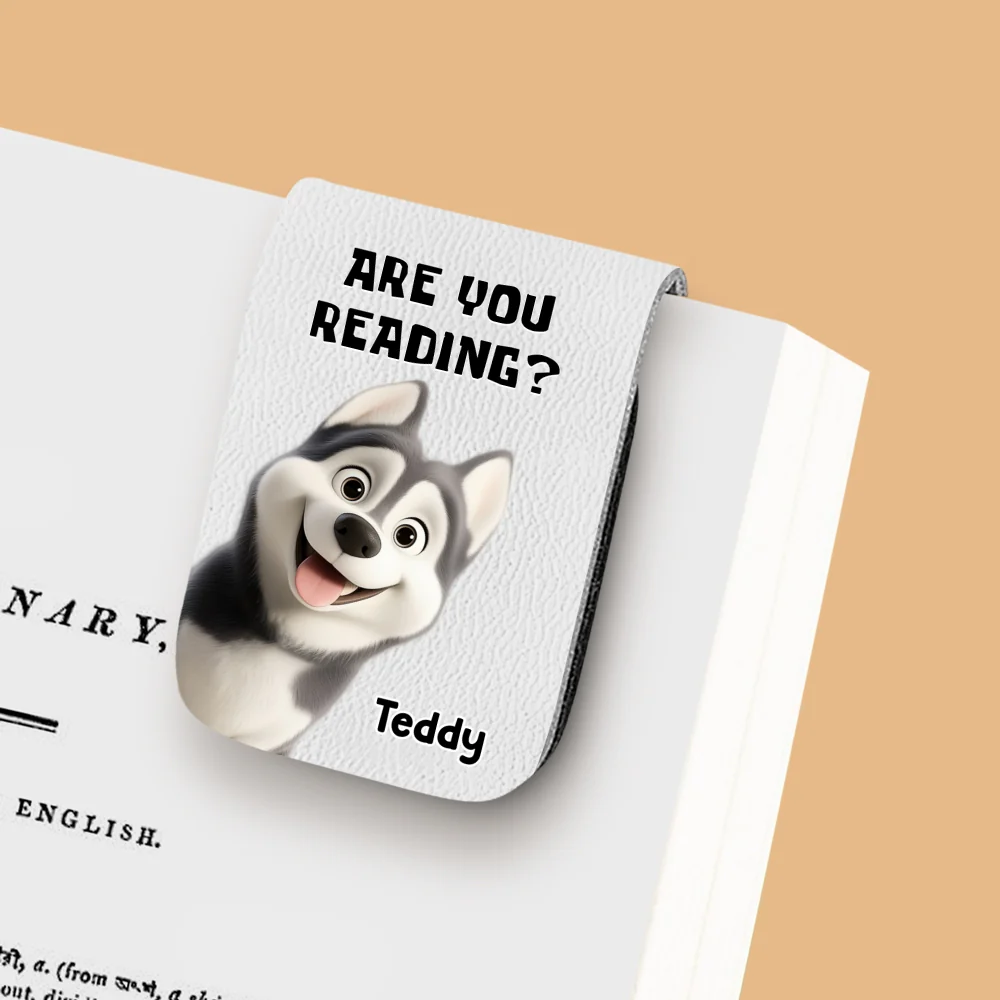 Reading Or Not - Personalized Custom Leather Bookmark - Image 10