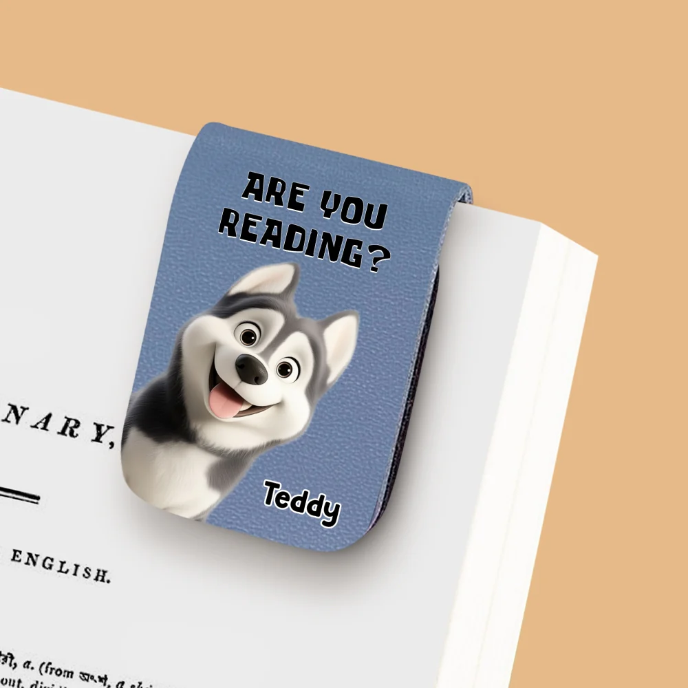 Reading Or Not - Personalized Custom Leather Bookmark - Image 7