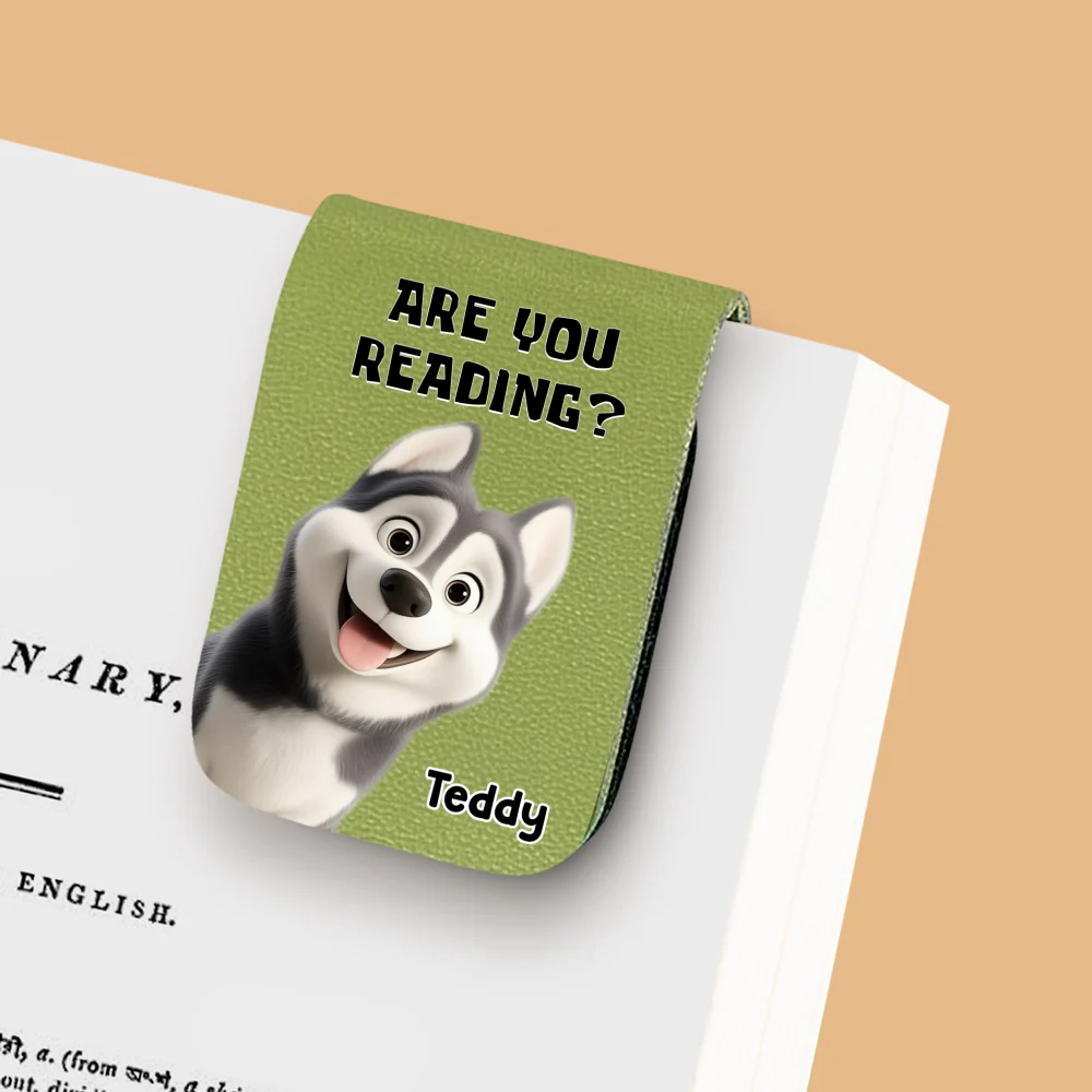 Reading Or Not - Personalized Custom Leather Bookmark - Image 8