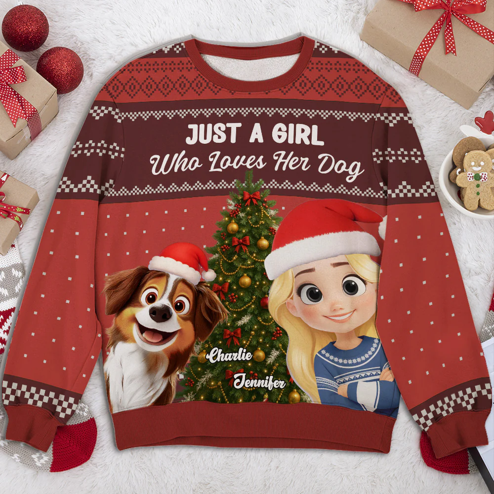 Really Love My Dog - Personalized Custom All-Over-Print Sweatshirt