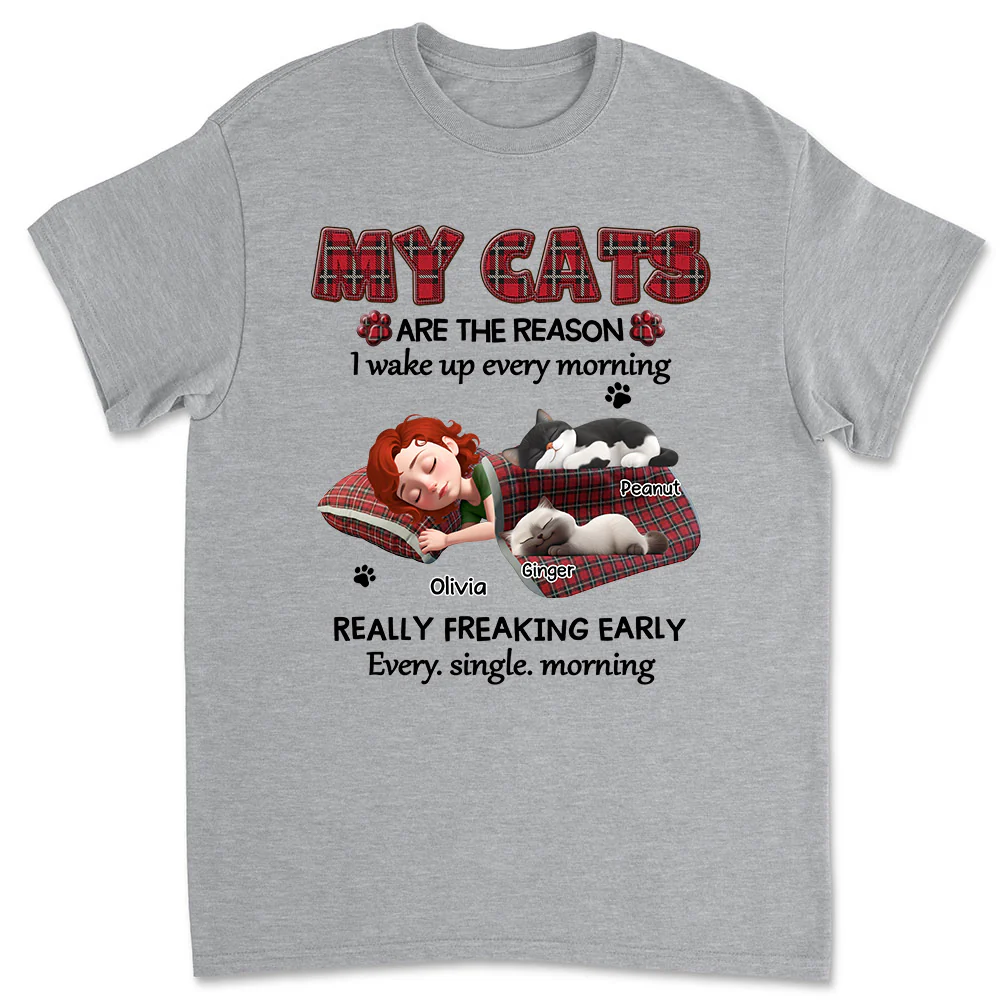 Reason Why I Wake Up - Personalized Custom Unisex T-shirt