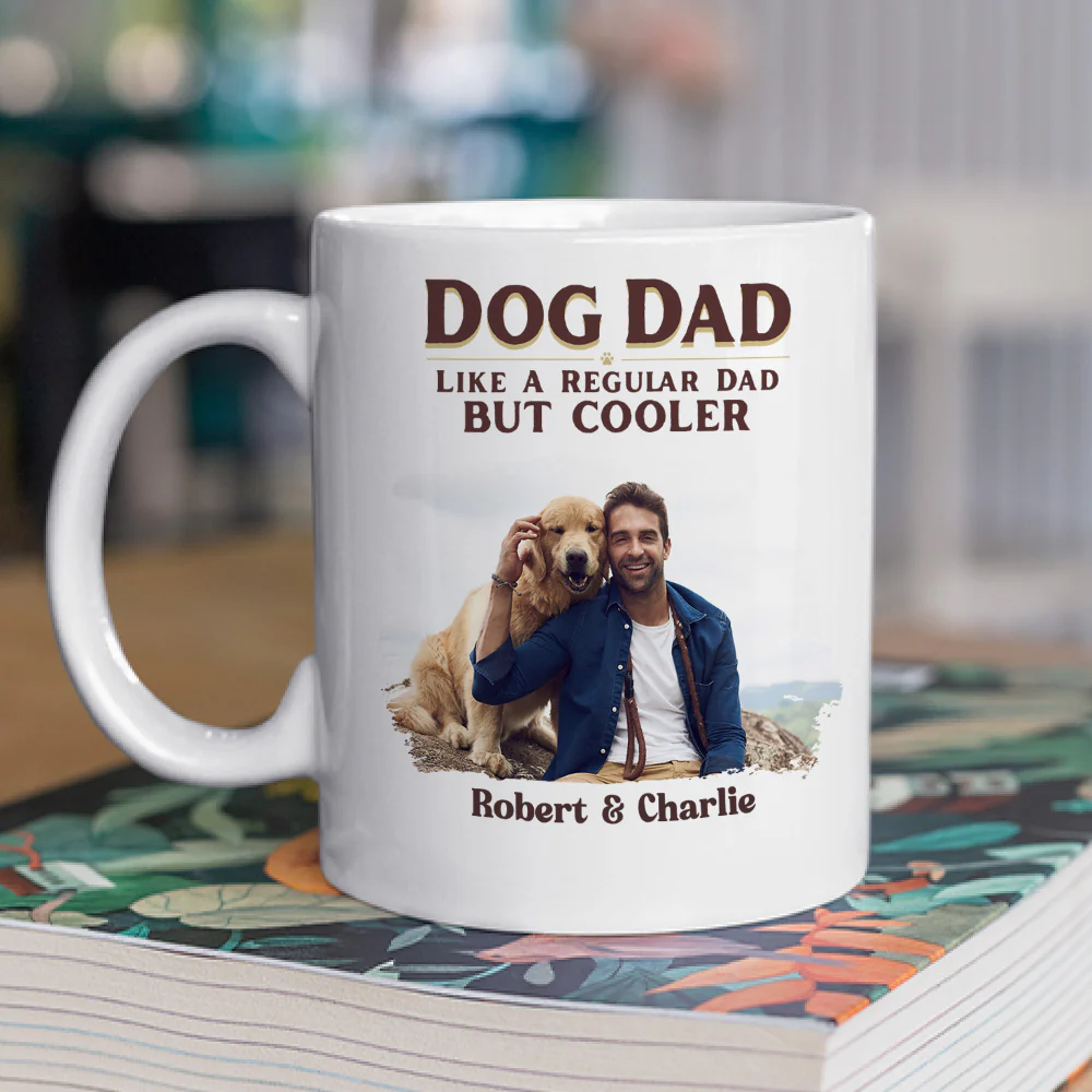 Regular But Cooler Photo - Personalized Custom Coffee Mug - Image 4