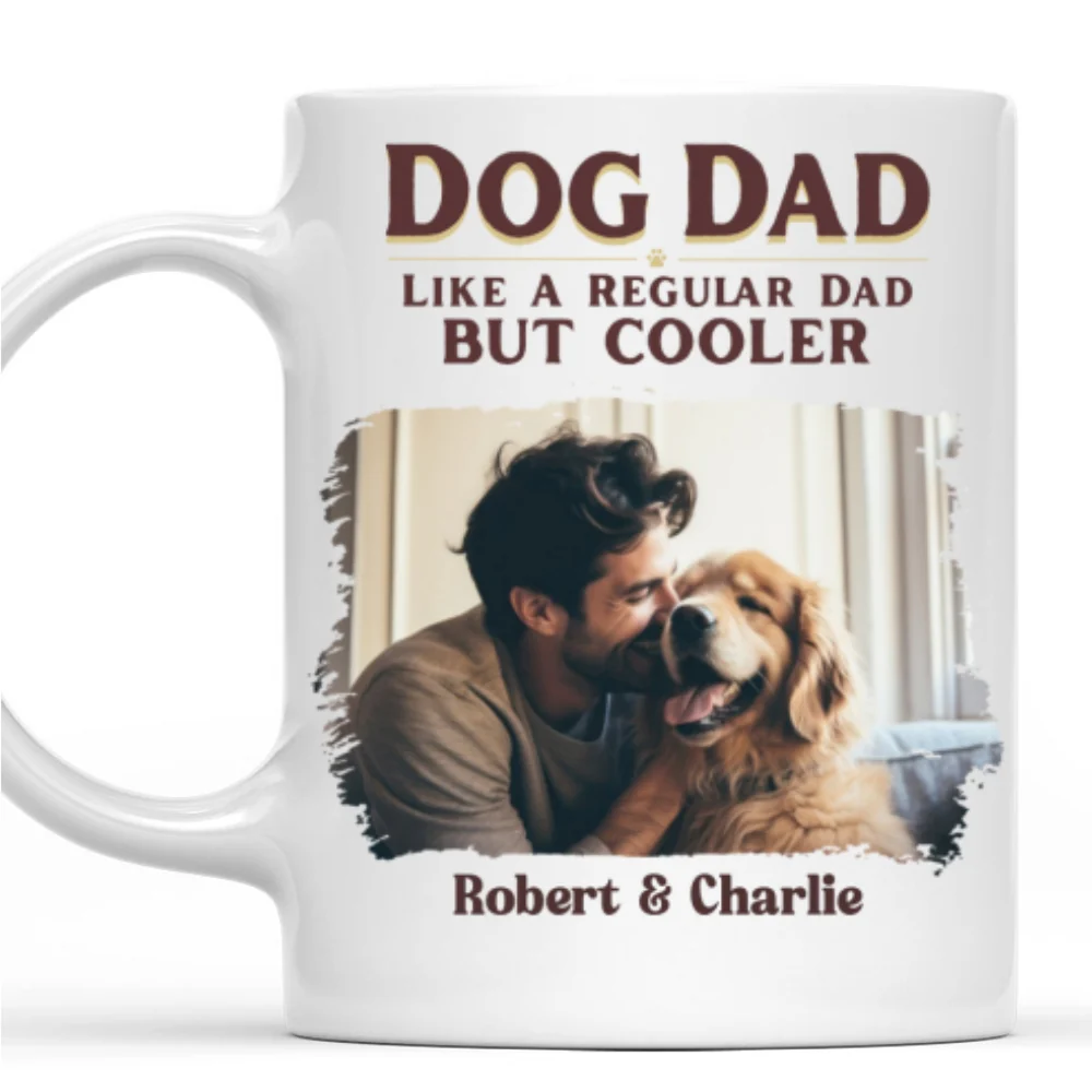 Regular But Cooler Photo - Personalized Custom Coffee Mug - Image 6