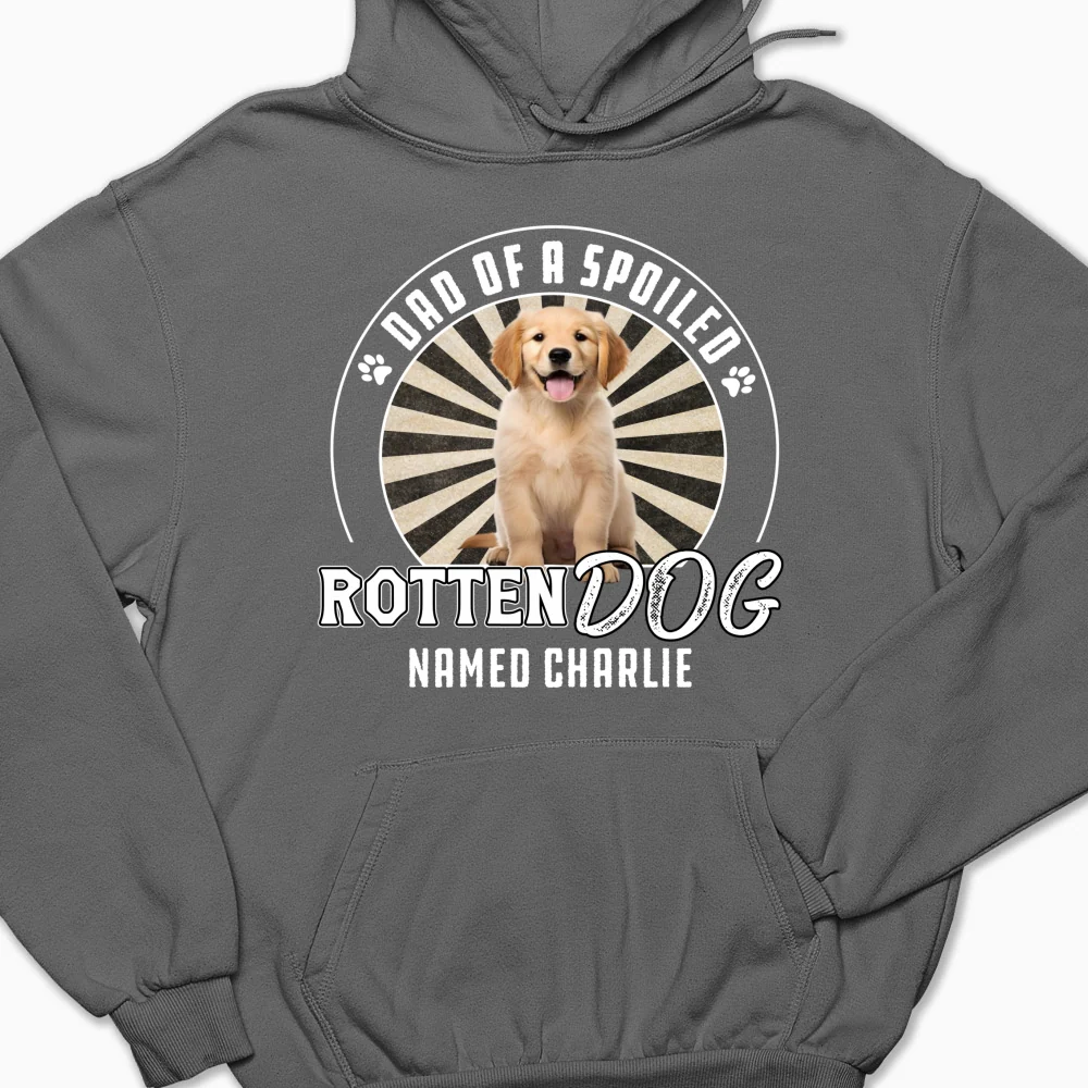 Rotten Dog Of Mom Retro Photo - Personalized Custom Hoodie - Image 6
