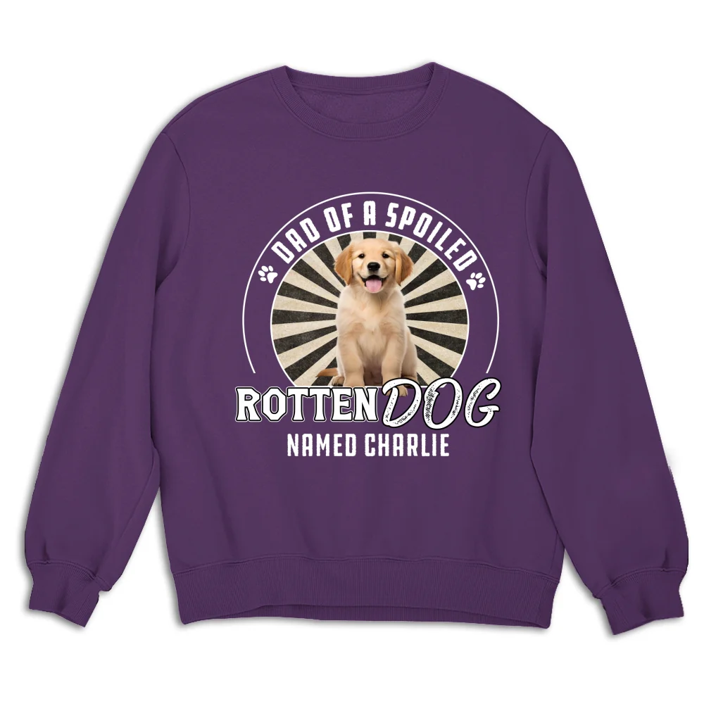 Rotten Dog Of Mom Retro Photo - Personalized Custom Sweatshirt - Image 6