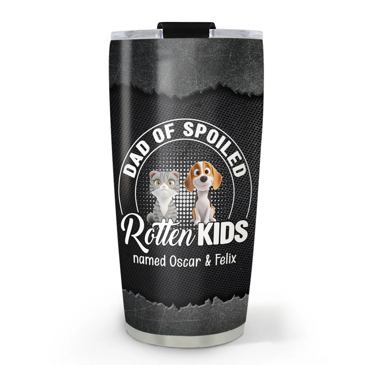 Rotten Pet Cartoon - Personalized Custom Tumbler