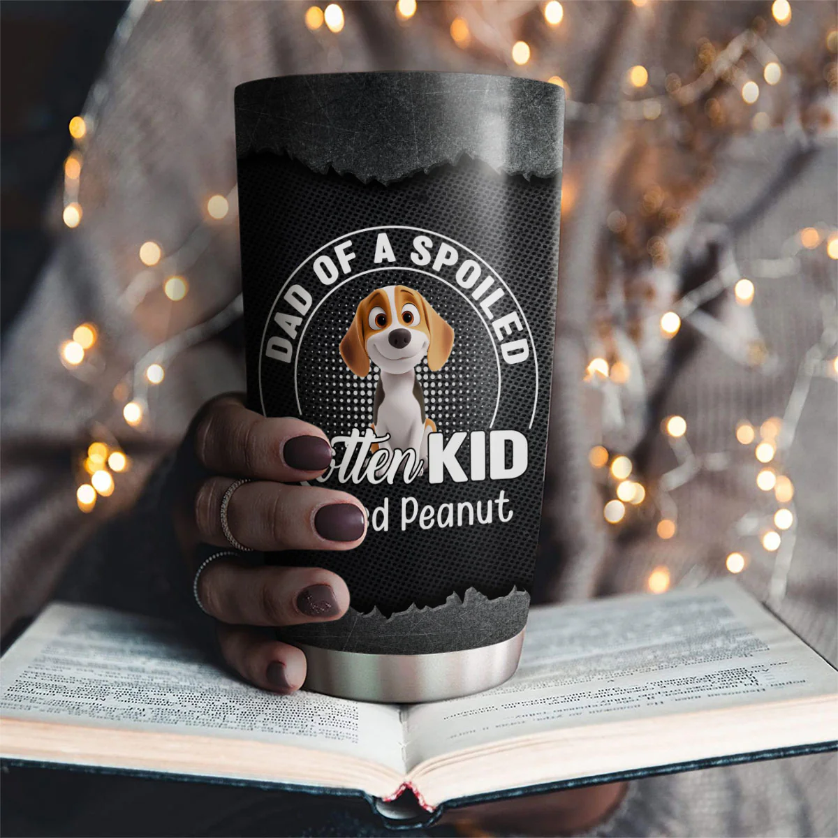 Rotten Pet Cartoon - Personalized Custom Tumbler - Image 2