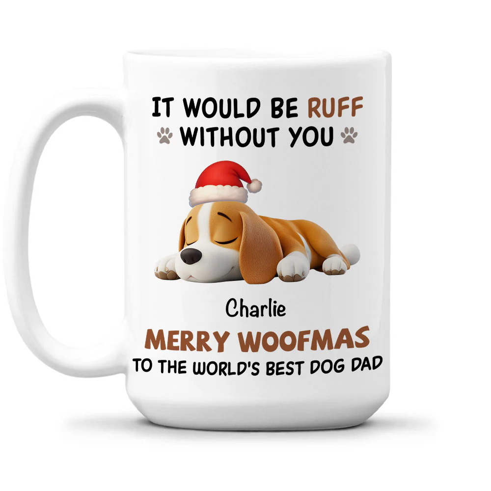 Rough Time Without You - Personalized Custom Coffee Mug - Image 2