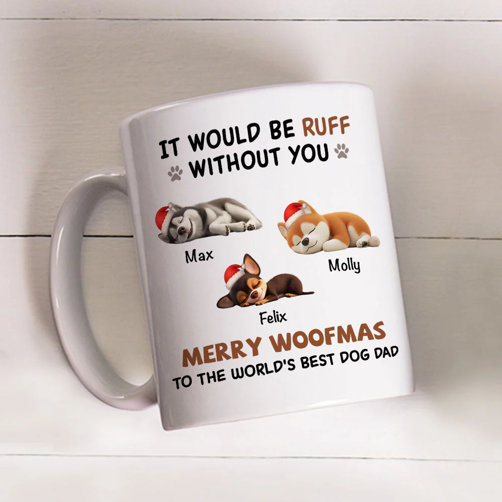 Rough Time Without You - Personalized Custom Coffee Mug - Image 4