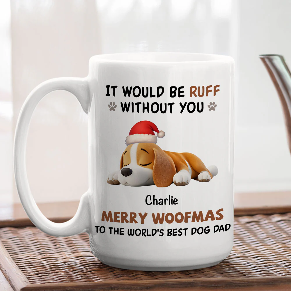 Rough Time Without You - Personalized Custom Coffee Mug - Image 5